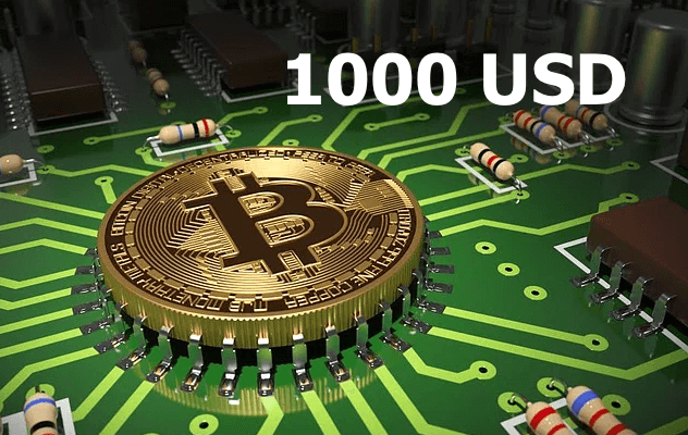 Bitcoin ilk defa 1.000 USD